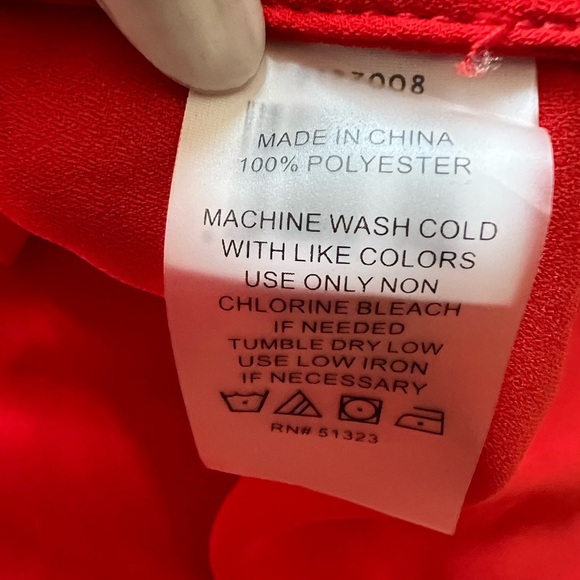 Reddish Orange Off shoulder Vince Camuto Top In Size L - Spring Summer Top - Picture 5 of 7